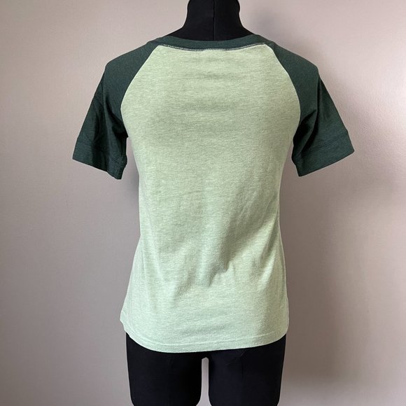 Wicked musical green for good raglan tee - Picture 2 of 9